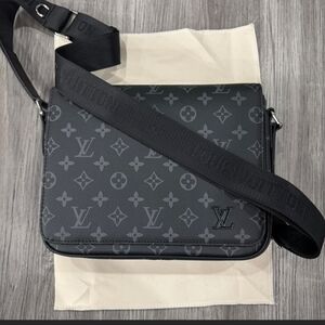 Louis Vuitton Dark Gray Monogram Messenger Bag